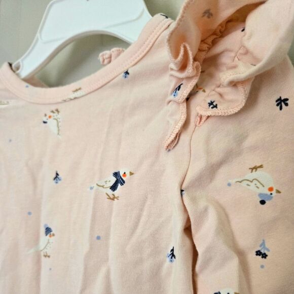 3/$15 Rise Little Earthling Long Sleeve Onesie 12-18m - Picture 3 of 4